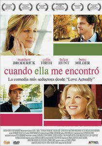Poster for the movie "Cuando ella me encontró"