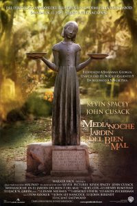 Poster for the movie "Medianoche en el jardín del bien y del mal"