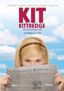 Poster for the movie "Kit Kittredge: Sueños de periodista"