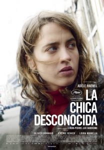 Poster for the movie "La chica desconocida"