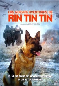 Poster for the movie "Las nuevas aventuras de Rin-Tin-Tin"