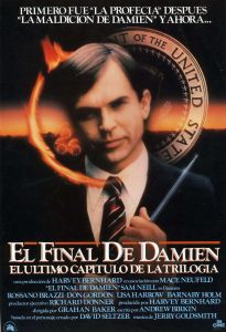 Poster for the movie "El final de Damien"