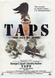 Poster for the movie "Taps, más allá del honor"