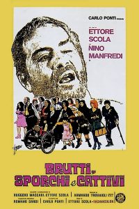 Poster for the movie "Brutos, sucios y malos"