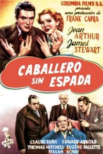 Poster for the movie "Caballero sin espada"