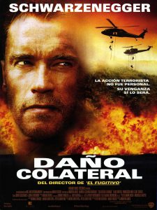 Poster for the movie "Daño colateral"
