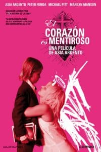 Poster for the movie "El corazón es mentiroso"