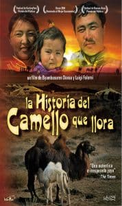 Poster for the movie "La historia del camello que llora"