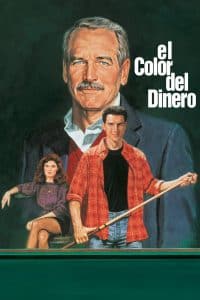 Poster for the movie "El color del dinero"
