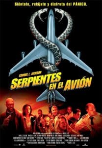 Poster for the movie "Serpientes en el avión"
