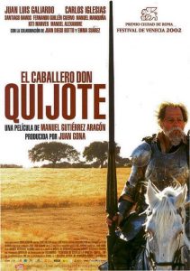 Poster for the movie "El caballero Don Quijote"