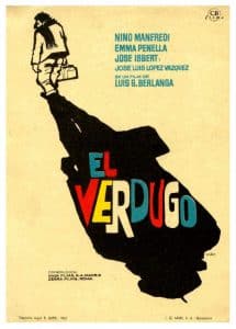 Poster for the movie "El verdugo"