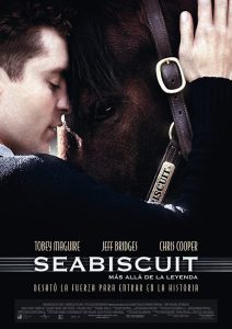 Poster for the movie "Seabiscuit, más allá de la leyenda"
