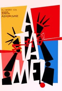 Poster for the movie "¡Átame!"