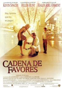 Poster for the movie "Cadena de favores"
