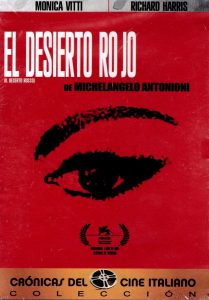 Poster for the movie "El desierto rojo"