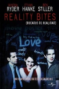 Poster for the movie "Reality bites (Bocados de realidad)"