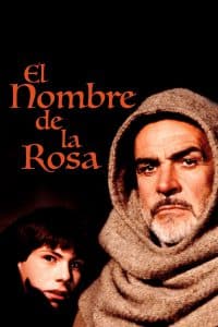 Poster for the movie "El nombre de la rosa"