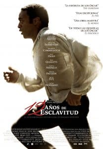 Poster for the movie "12 años de esclavitud"