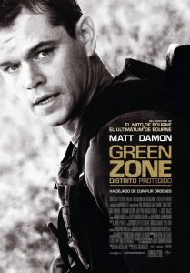Poster for the movie "Green Zone: Distrito protegido"