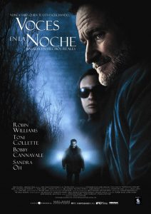 Poster for the movie "Voces en la noche"