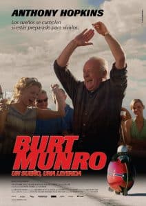 Poster for the movie "Burt Munro: Un sueño, una leyenda"