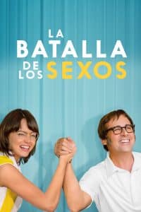 Poster for the movie "La batalla de los sexos"