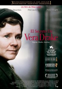 Poster for the movie "El secreto de Vera Drake"