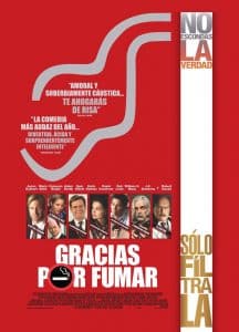 Poster for the movie "Gracias por fumar"