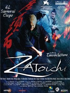 Poster for the movie "Zatoichi"