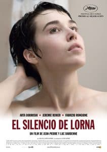 Poster for the movie "El silencio de Lorna"