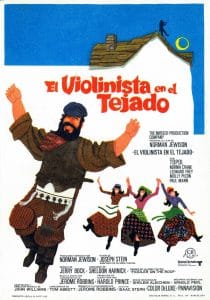 Poster for the movie "El violinista en el tejado"