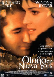 Poster for the movie "Otoño en Nueva York"