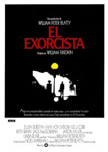 Poster for the movie "El exorcista"